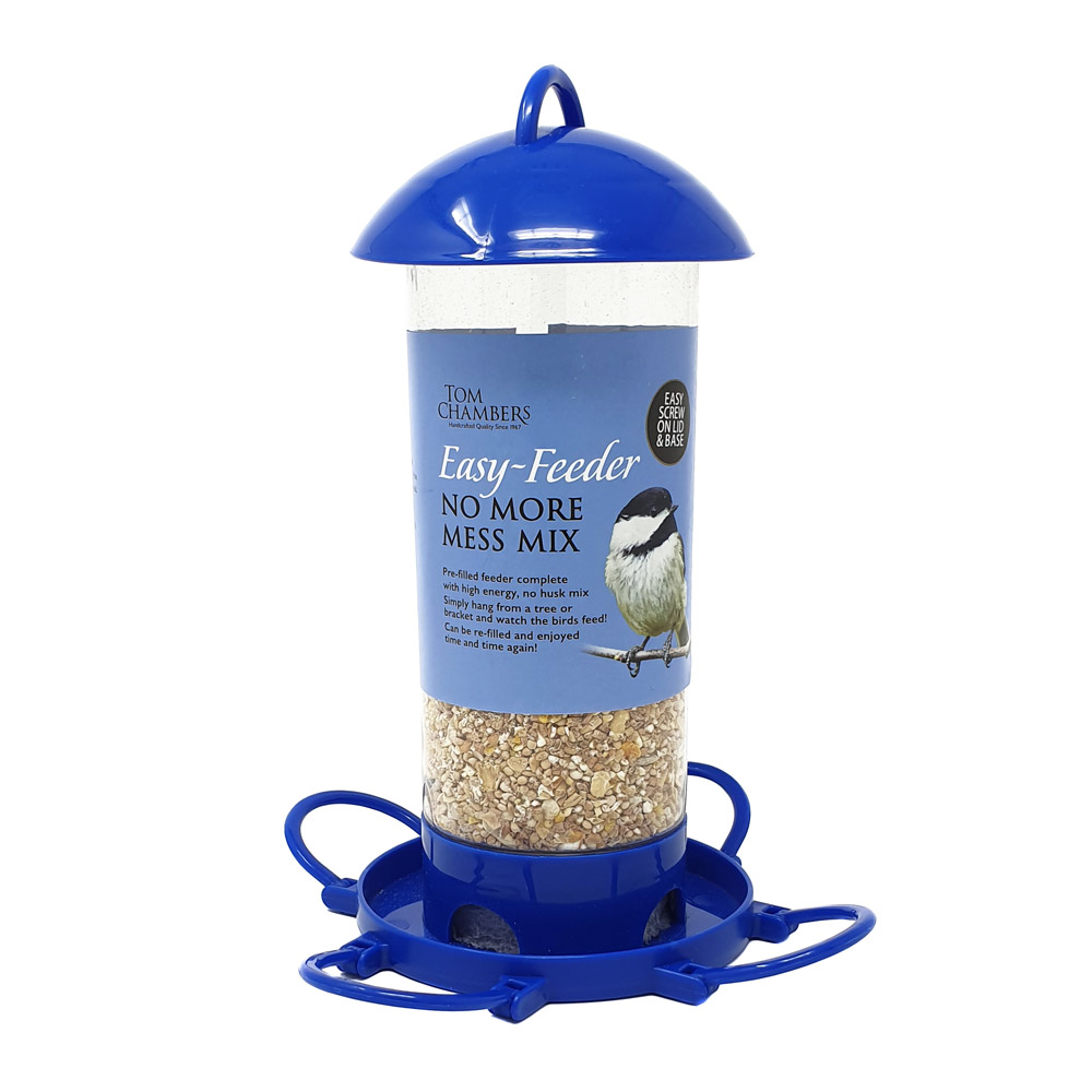 Tom Chambers Easy Feeder Prefilled Bird Feeder No More Mess Seed